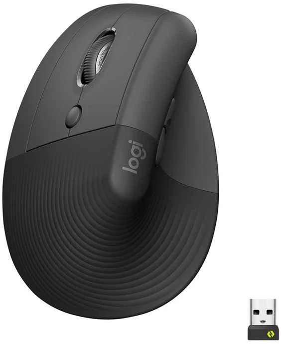 Pelė LOGITECH LIFT verslui LEFT - GRAPHITE / Juodas - EMEA