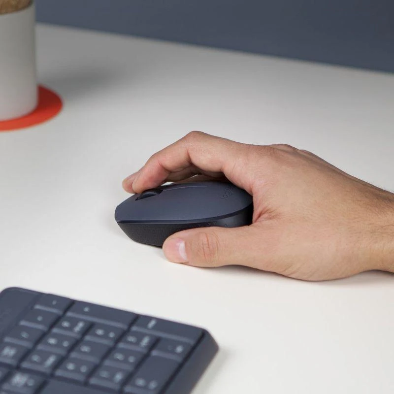 Pelė Logitech M170 910-004642 (optinė; 1000 DPI; pilka)