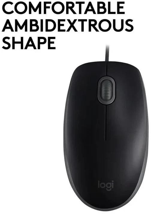 Pelė Logitech B110 Silent, Juoda