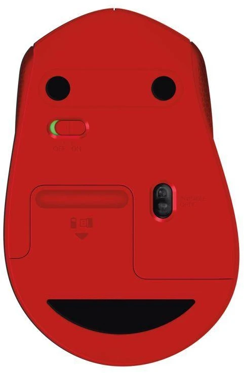 Pelytė Logitech M330 910-004911 (optinė; 1000 DPI; raudona)