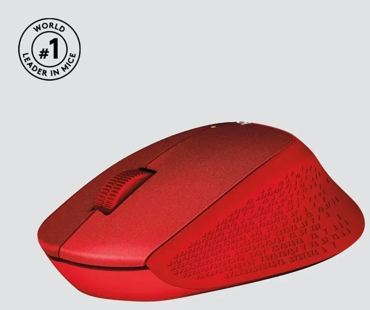 Pelė Pelytė Logitech M330 910-004911 (optinė; 1000 DPI; raudona)