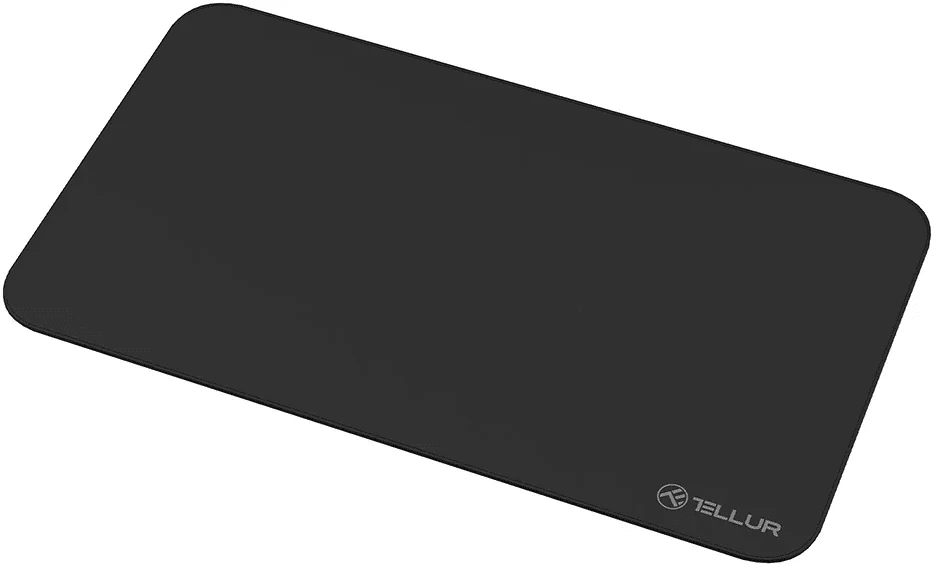 Pelės kilimėlis TELLUR SmoothClick M, 35 x 25 cm, juodas