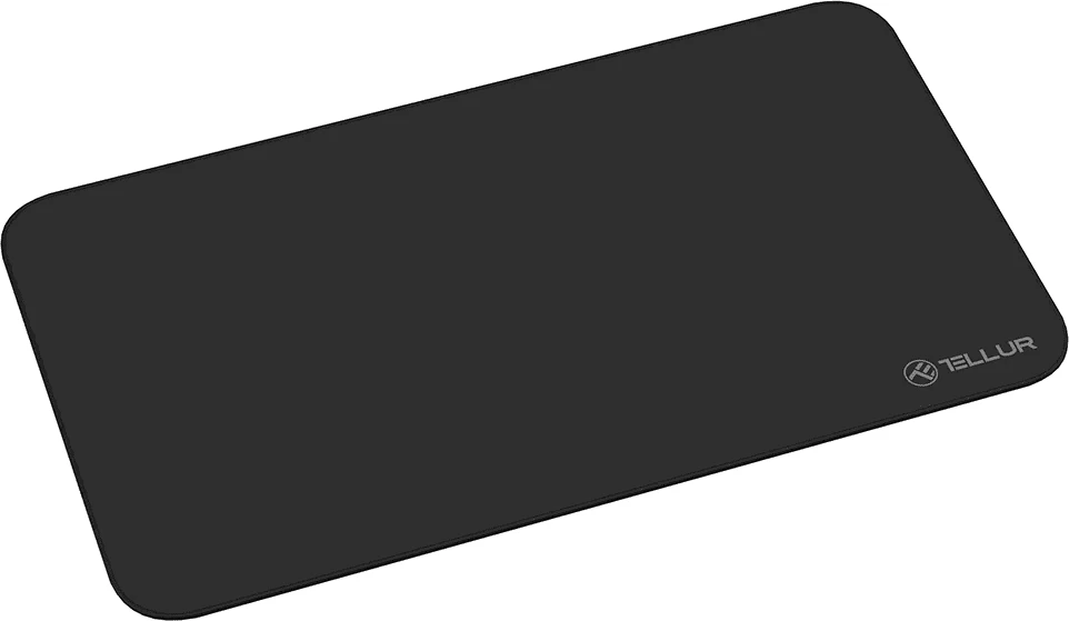 Pelės kilimėlis TELLUR SmoothClick M, 35 x 25 cm, juodas