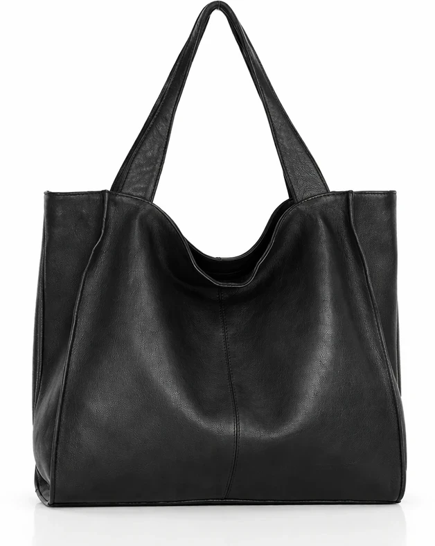 PELLE LAVATA Moteriška Odinė ShopperBag A4 Senovinis Išvaizda Minimalistinė