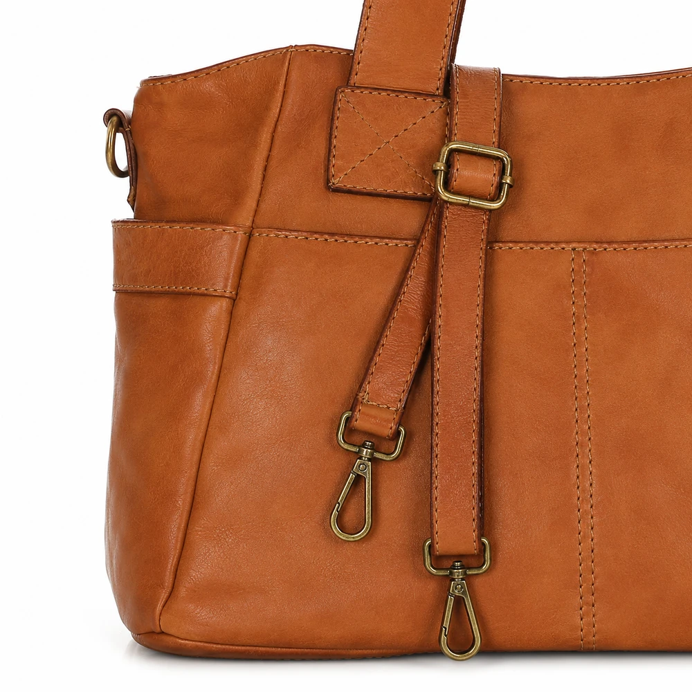PELLE LAVATA Torebka Damska ShopperBag A4 Skórzana Na Ramię Old Look Duża