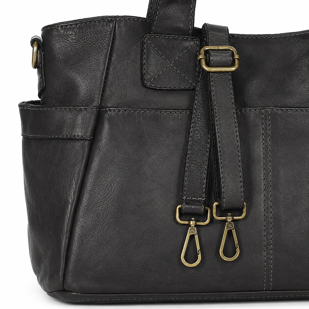 PELLE LAVATA Torebka Damska ShopperBag A4 Skórzana Na Ramię Old Look Duża