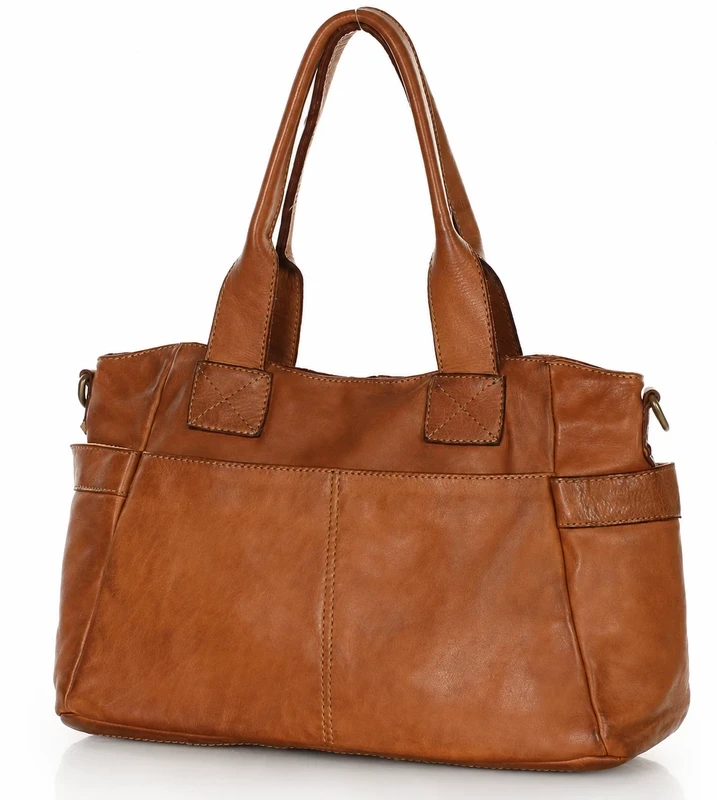 PELLE LAVATA Torebka Damska ShopperBag A4 Skórzana Na Ramię Old Look Duża