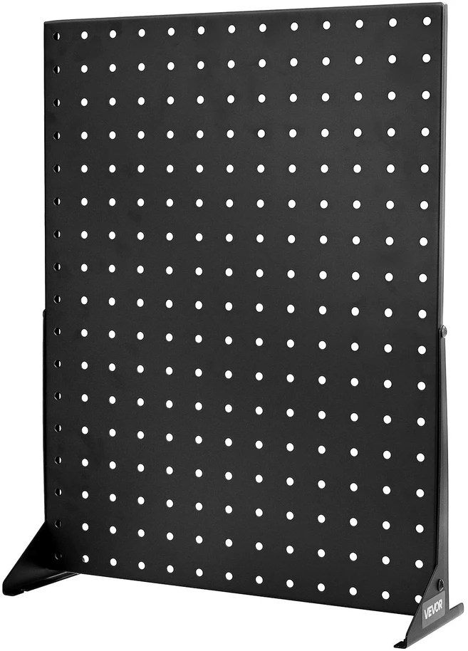 VEVOR stovo pegboard ekranas, juodas (4 vnt.)