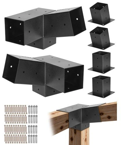 Vevor Pergolės laikiklių rinkinys, 92x92 mm medienai
