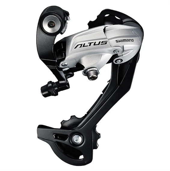 Galinis pavarų perjungėjas Shimano ALTUS RD-M370 9-speed sidabrinis