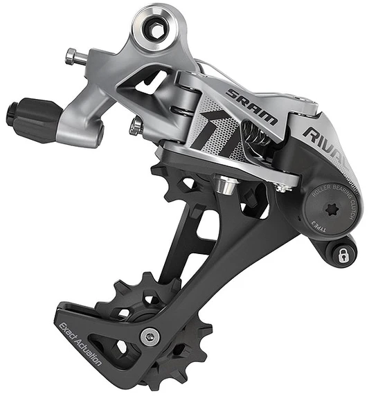 Galinis pavarų perjungėjas SRAM Rival 1 11g ilgas narvelis