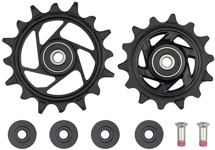 Galinio pavarų perjungėjo ratukų komplektas SRAM XX Eagle T-Type AXS