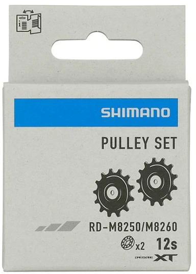 Galinio pavarų perjungėjo ratukų komplektas Shimano Deore XT Di2 RD-M8250 12-speed