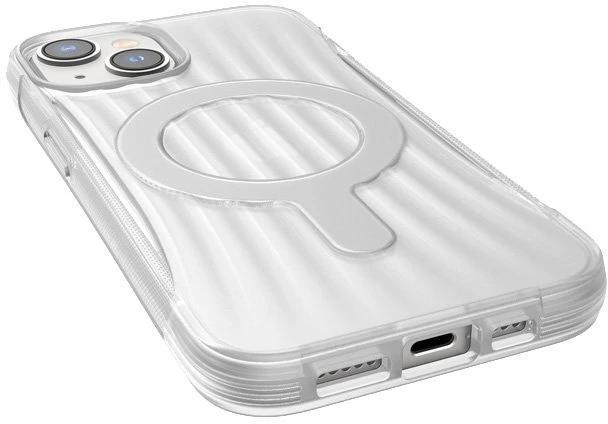 Permatomas biologiškai skaidus dėklas iPhone 14, X-Doria Raptic Clutch MagSafe