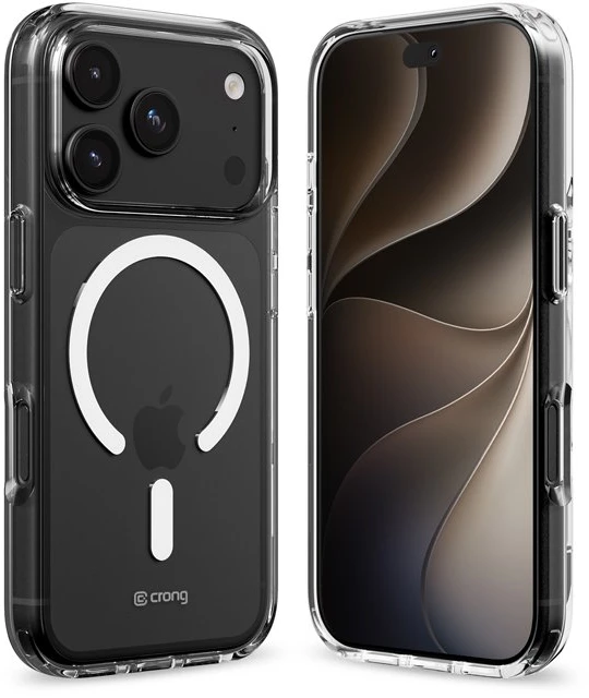 Permatomas Crong Clear MAG Cover dėklas iPhone 18 Pro Max / 17 Pro Max