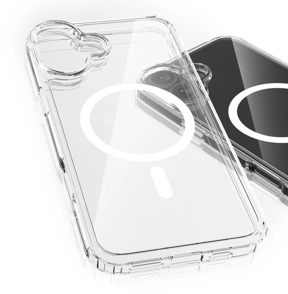 Dėklas 3Mk apsauga 3mk „Armor MagCase“, skirtas „iPhone 17“ – skaidrus
