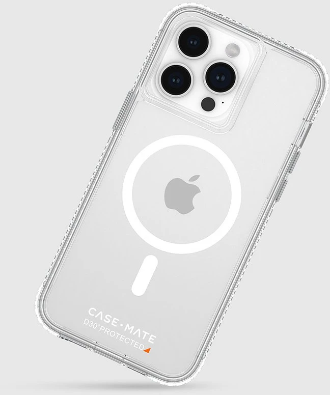Case-Mate Ultra Tough plus D3O MagSafe - Apple iPhone 15 Pro Max dėklas Clear