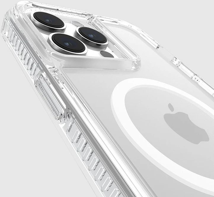 Case-Mate Ultra Tough plus D3O MagSafe - Apple iPhone 15 Pro Max dėklas Clear