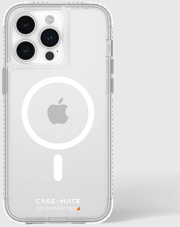 Case-Mate Ultra Tough plus D3O MagSafe - Apple iPhone 15 Pro Max dėklas Clear