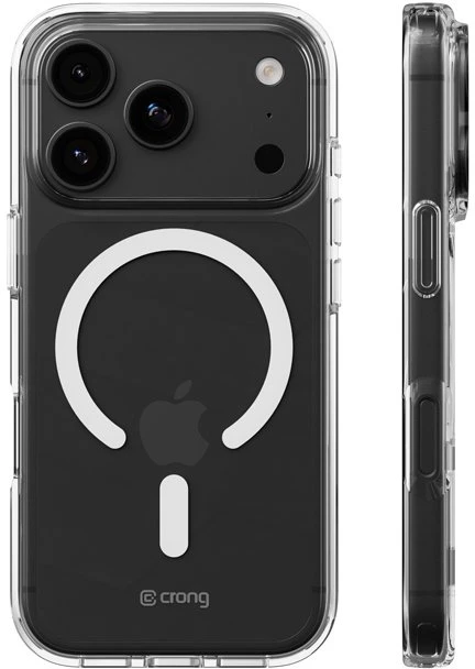 Permatomas dėklas Crong Clear MAG Cover iPhone 18 Pro / 17 Pro