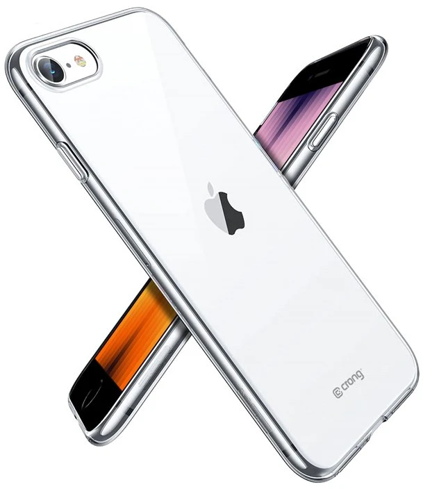 Crong Crystal Slim Cover - Protective dėklas skirtas SE 2020 / Apple iPhone 8 / 7 clear