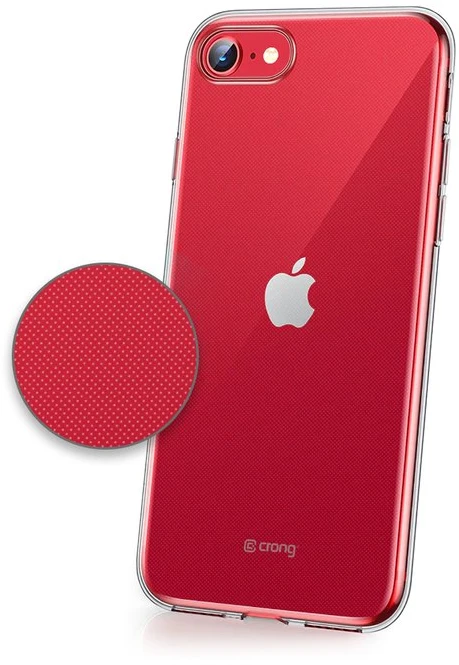 Crong Crystal Slim Cover - Protective dėklas skirtas SE 2020 / Apple iPhone 8 / 7 clear