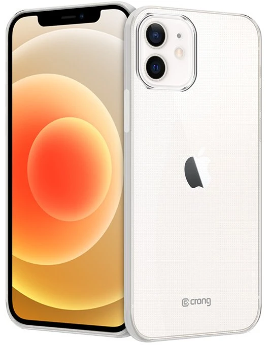 Crong Crystal Slim Cover - Protective dėklas skirtas Apple iPhone 12 / Apple iPhone 12 Pro clear