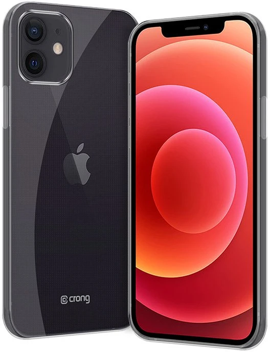 Crong Crystal Slim Cover - Protective dėklas skirtas Apple iPhone 12 / Apple iPhone 12 Pro clear