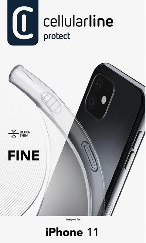 Cellular Line Cellularline Fine - dėklas skirtas Apple iPhone 11 Transparent