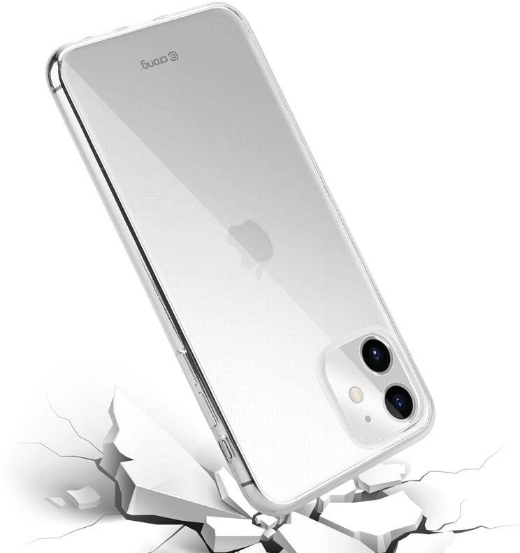 Crong Crystal Slim Cover - Flexible dėklas skirtas Apple iPhone 11 Clear