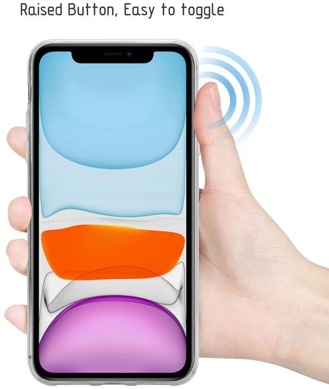 Crong Crystal Slim Cover - Flexible dėklas skirtas Apple iPhone 11 Clear