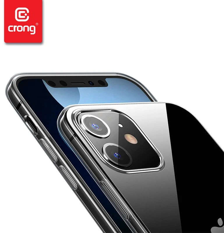 Crong Crystal Slim Cover - Protective dėklas skirtas Apple iPhone 12 Pro Max clear