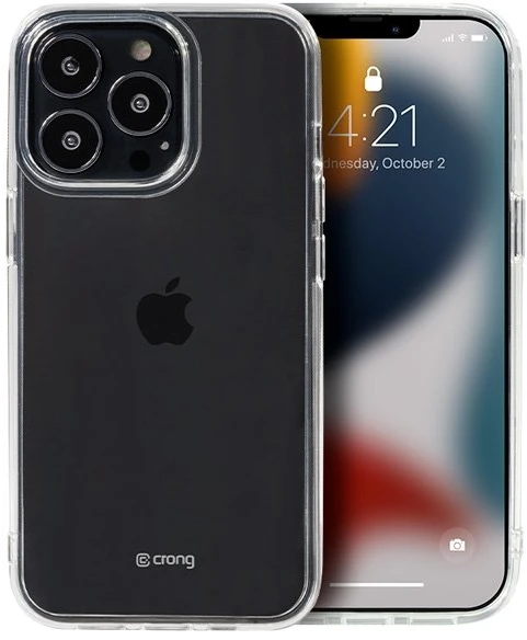 Crong Crystal Slim dėklas skirtas Apple iPhone 13 Pro Clear