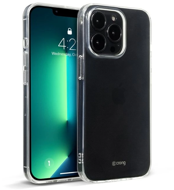 Crong Crystal Slim dėklas skirtas Apple iPhone 13 Pro Max Clear