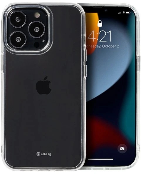 Crong Crystal Slim dėklas skirtas Apple iPhone 13 Pro Max Clear