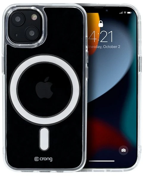Crong Clear MAG Cover Magnetic dėklas skirtas Apple iPhone 13 mini Clear