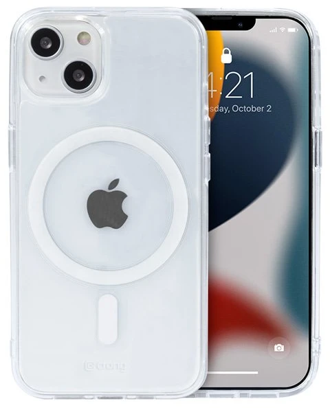 Crong Clear MAG Cover Magnetic dėklas skirtas Apple iPhone 13 mini Clear