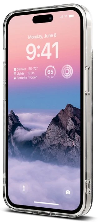 Crong Crystal Slim dėklas skirtas Apple iPhone 14 Max Clear