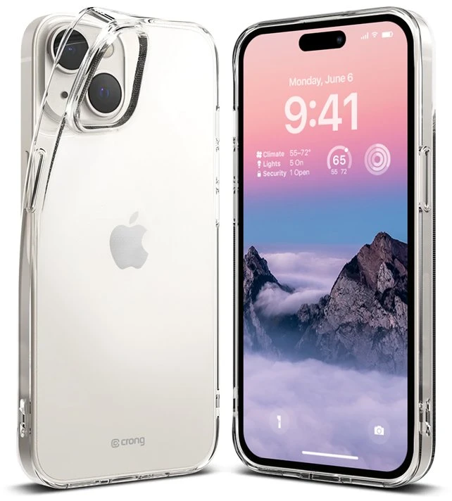 Crong Crystal Slim dėklas skirtas Apple iPhone 14 Max Clear