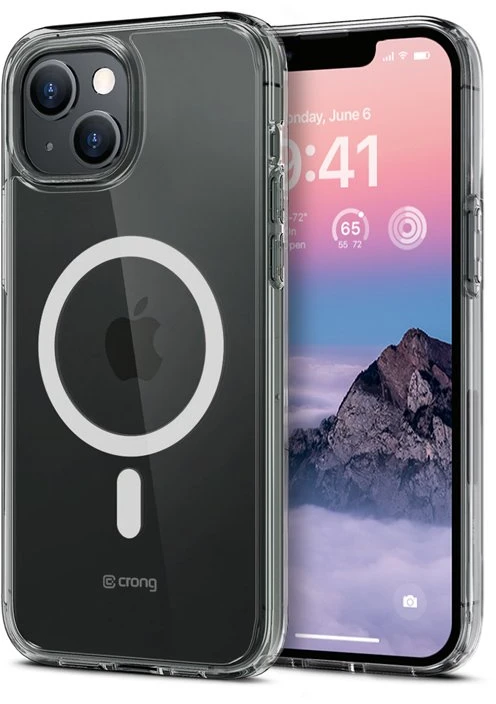 Crong Clear MAG Cover Magnetic dėklas skirtas Apple iPhone 14 Max Clear