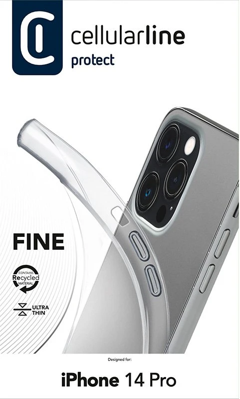 Cellular Line Cellularline Fine - dėklas skirtas Apple iPhone 14 Pro Transparent
