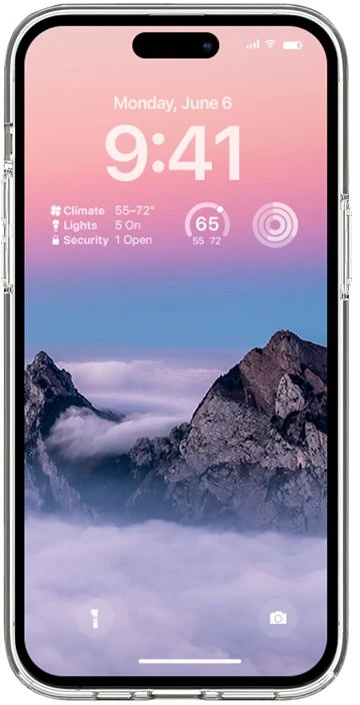 Crong Clear MAG Cover Magnetic dėklas skirtas Apple iPhone 14 Pro Max Clear