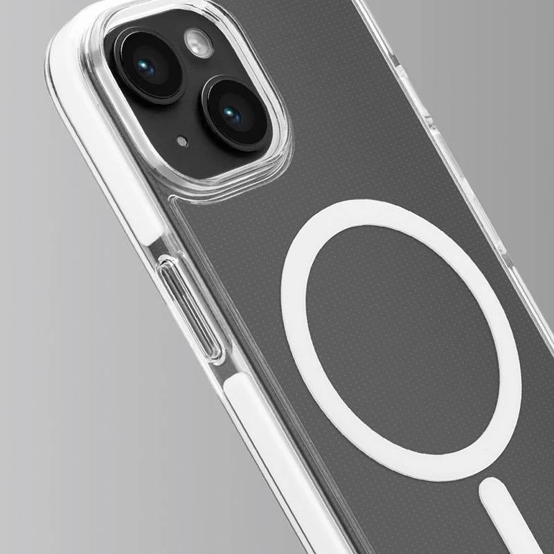 Permatomas dėklas iPhone 15 MagSafe, Puro LITEMAG PRO