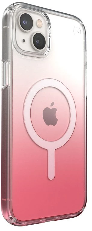 Speck Presidio Perfect-Clear + Ombre + MagSafe - dėklas skirtas Apple iPhone 15 Plus / 14 Plus su MICROBAN coating Clear / Vintage Rose Fade