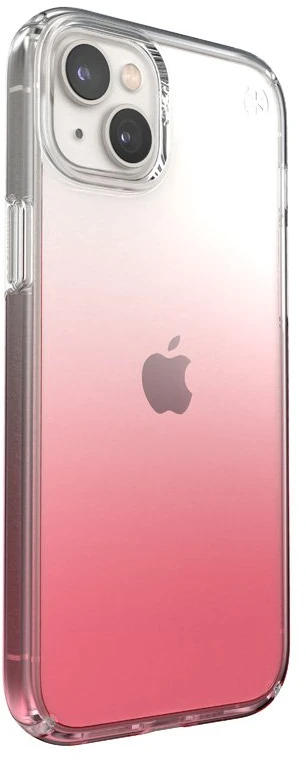 Speck Presidio Perfect-Clear + Ombre - dėklas skirtas Apple iPhone 15 Plus / 14 Plus su MICROBAN Clear / Vintage Rose Fade