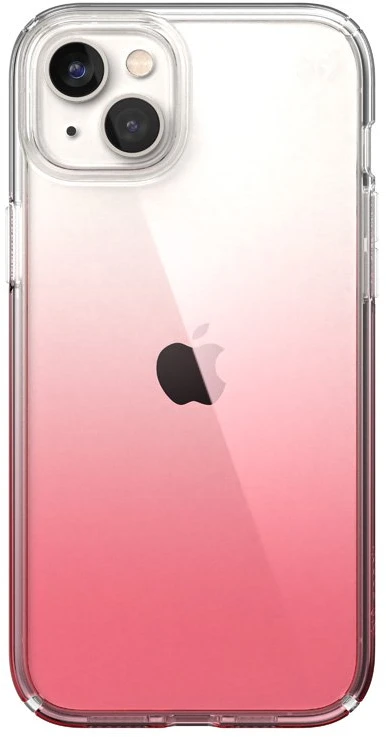 Speck Presidio Perfect-Clear + Ombre - dėklas skirtas Apple iPhone 15 Plus / 14 Plus su MICROBAN Clear / Vintage Rose Fade