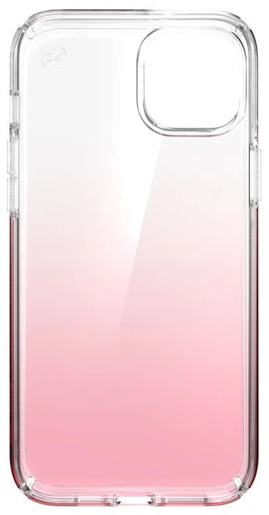 Speck Presidio Perfect-Clear + Ombre - dėklas skirtas Apple iPhone 15 Plus / 14 Plus su MICROBAN Clear / Vintage Rose Fade