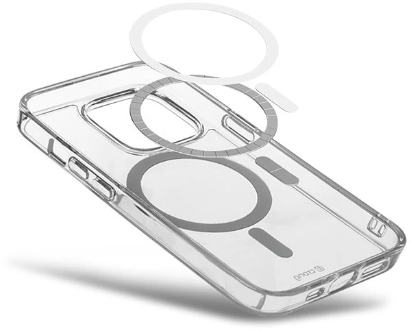 Crong Clear MAG Cover - Dėklas iPhone 15 Plus MagSafe (permatomas)
