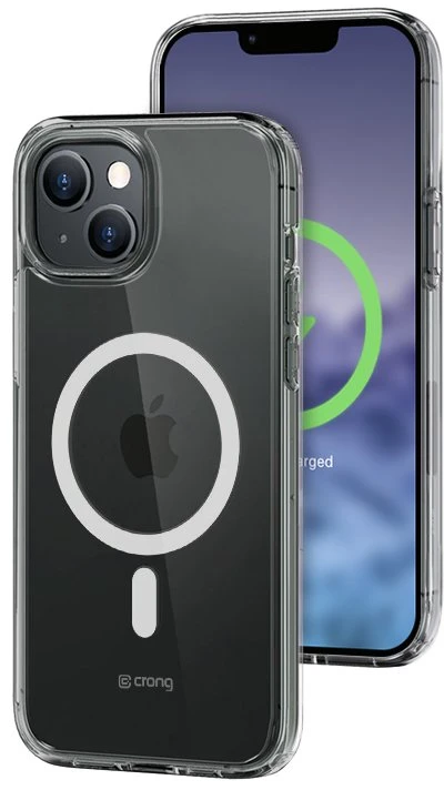 Crong Clear MAG Cover - Dėklas iPhone 15 Plus MagSafe (permatomas)