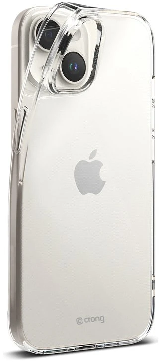 Crong Crystal Slim Cover - dėklas skirtas Apple iPhone 15 Plus Transparent